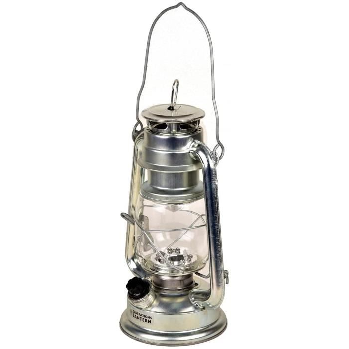 lanterne - vintage - style régulateur de lumière - hauteur 24 cm - chromé
