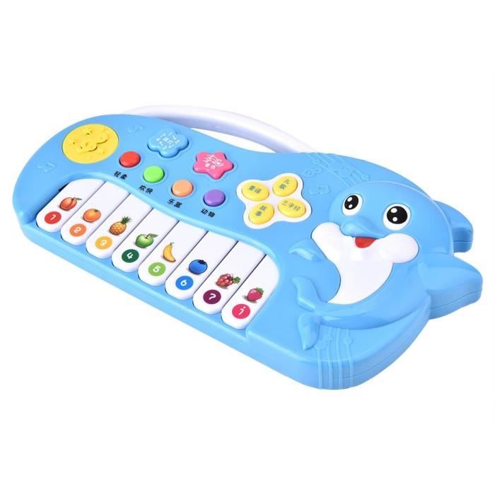 Boyou Dauphin Magique Musique Clavier Bebe Enfants Jouets Musicaux De Piano Cdiscount