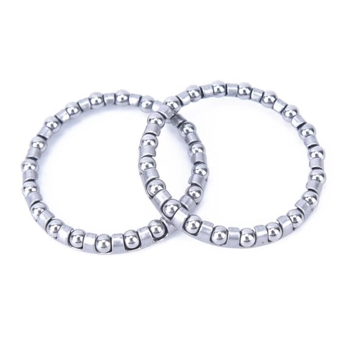 Roulements à Billes Pour Casque De Vélo | Lot De 2 | Diamètre Intérieur 32 Mm | Compatible 1 1/8" | Remplacement Durable
