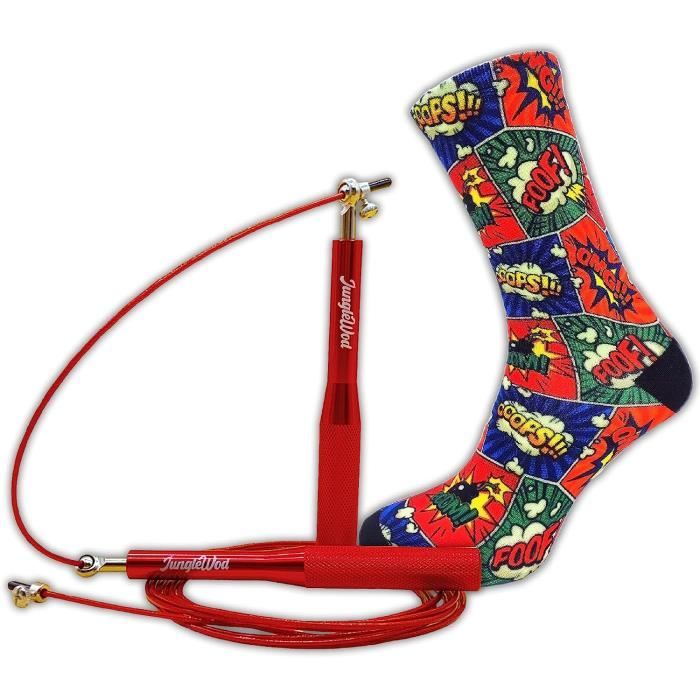 Wod Pack Corde a Sauter Crossfit Chaussettes pour Crossfit Homme et Femme au Design Fun Gym et Boxe. Speed Rope A460 Cdiscount Sport