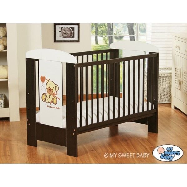 Lit Bebe Ours Marron Hauteur Reglable Matela Cdiscount Puericulture Eveil Bebe