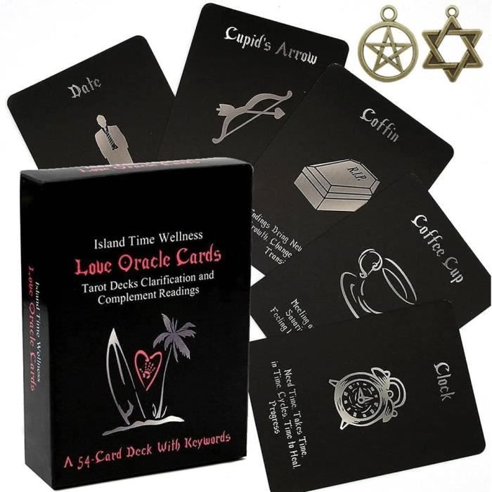 Amour et Psyché - Jeu de cartes de tarot pour débutants avec des mots clés  significatifs, Chakra inversé, Com - Cdiscount Jeux - Jouets