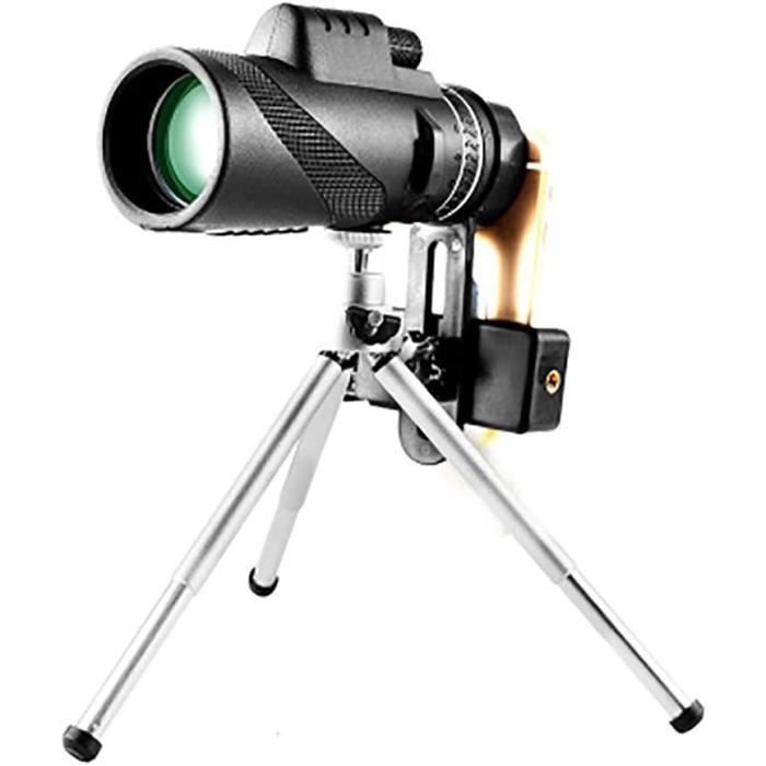Télescope monoculaire Puissant Longue portée 1000m pour Smartphone 40X60 Spyglass Zoom HD