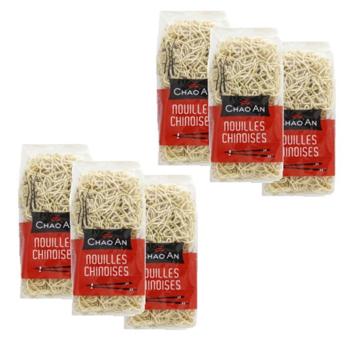 Lot 6x Nouilles Chinoises Seches Instantanee Chao An Sachet