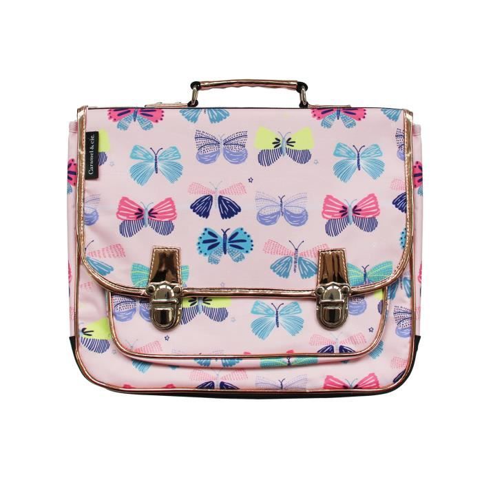 Cartable Primaire Caramel et Cie 37cm Imprim Fille 31 CHASSE AUX