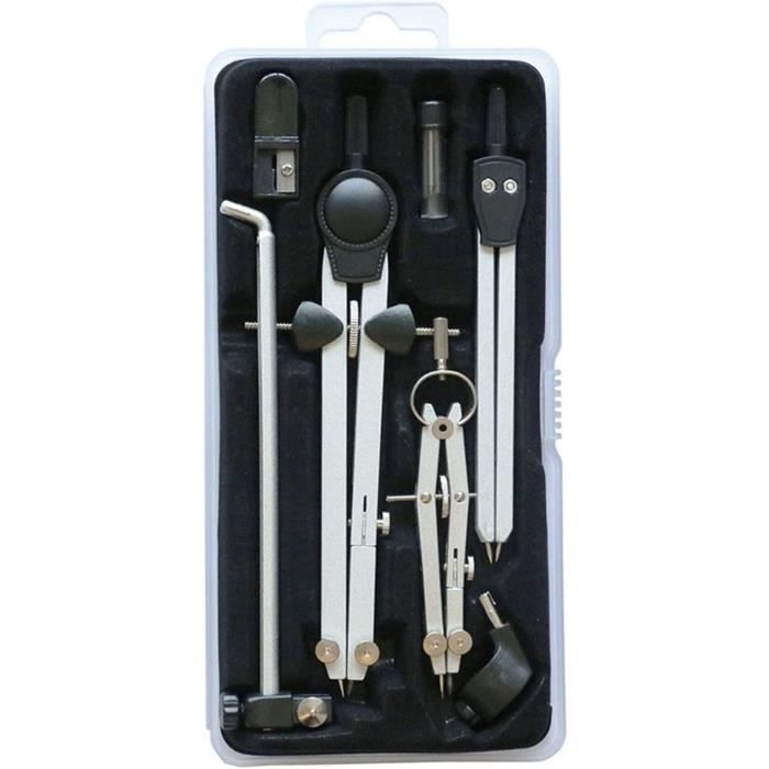 AJW-LA HAUTE Étudiants En Métal Boussole De Dessin De Base Outils De Géométrie Mathématique De