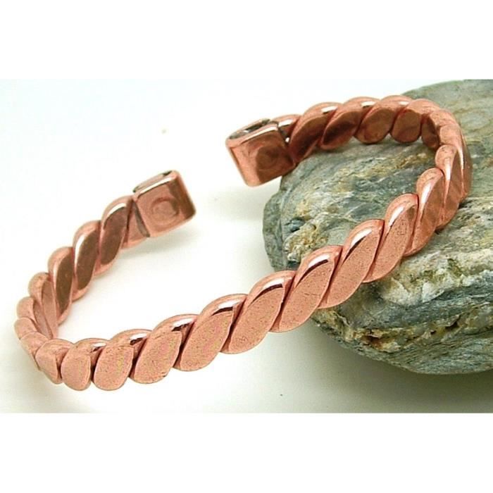Bracelet Cuivre Avec Aimants Modele Celtia Achat Vente Bracelet Gourmette Bracelet Cuivre Avec Aimant Homme Adulte Metal Cd