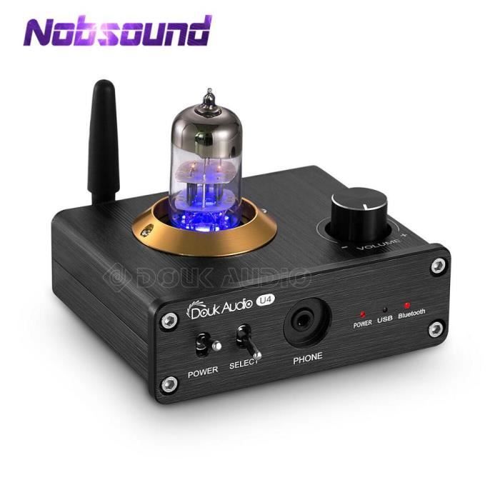 Mini Préampli Audio Stéréo NE5532 – Amplificateur Casque Avec Contrôle Basses/Aigus, Entrée/Sortie 3.5mm, Alim 12V, Plug & Play