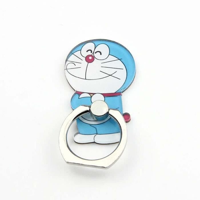 Personnage De Dessin Anime Support Pour Telephone Anneau Support De Telephone Mobile Chat Bleu Rotation 360 De4608 Cdiscount Telephonie