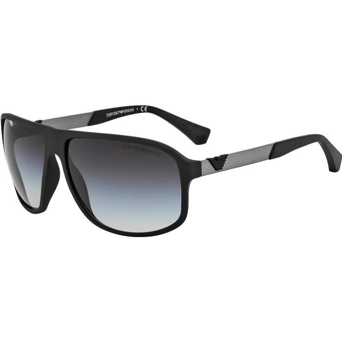 Lunettes de soleil Emporio Armani 4029 BLACK RUBBER/GREY GRADIENT 64 Unique