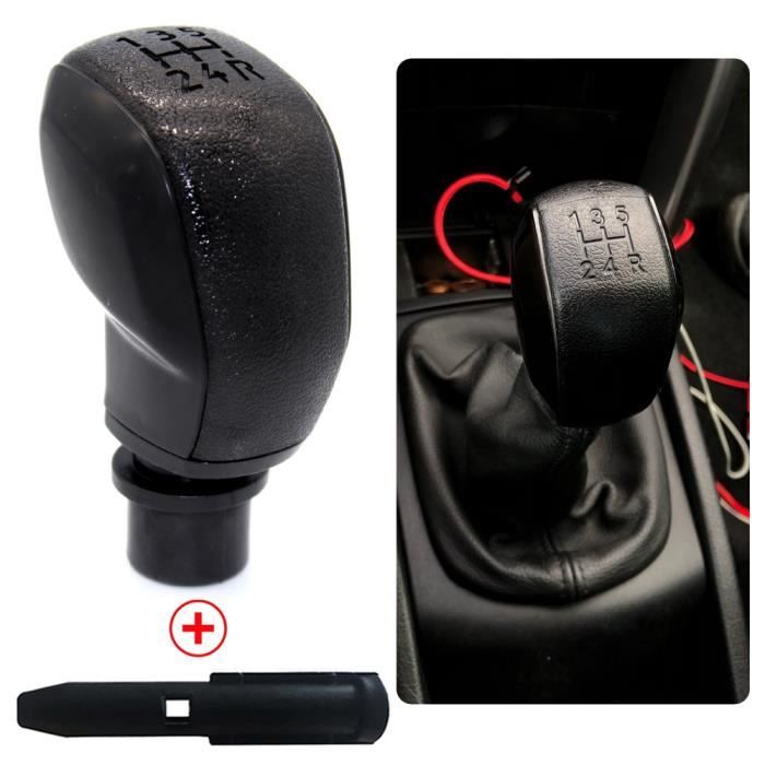Levierpommeaux,Pommeau de levier de vitesse à 5 vitesses, pour Peugeot 307 206 207 406 5008
