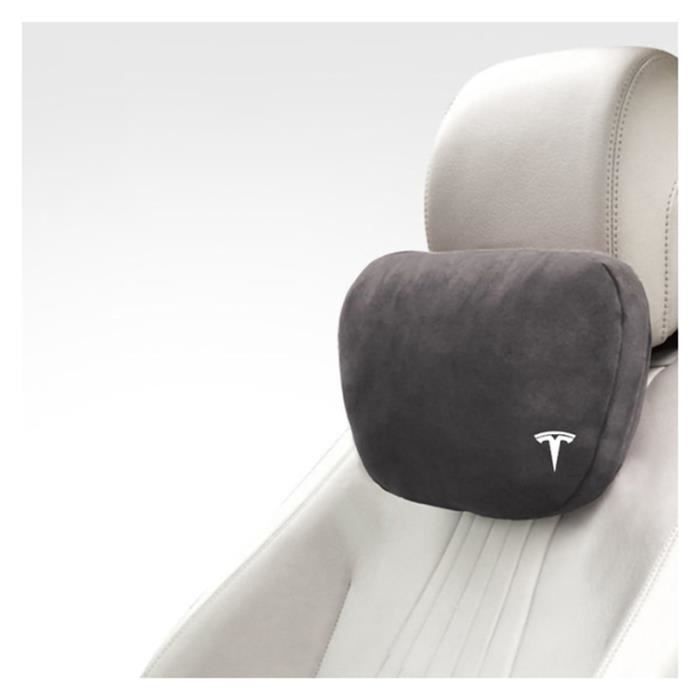 Gris - Siège de voiture Appui Tête Cou Coussin de Soutien Pour Tesla Model S X 3 Y Automatique Appui Tête Cou