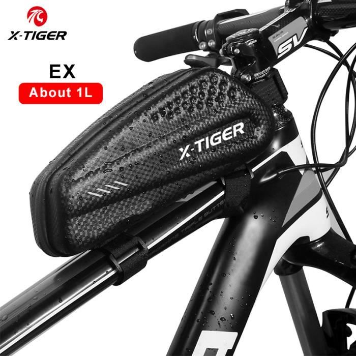 Sacoche de selle de vélo en fibre de carbone XPhonew - Rangement sous