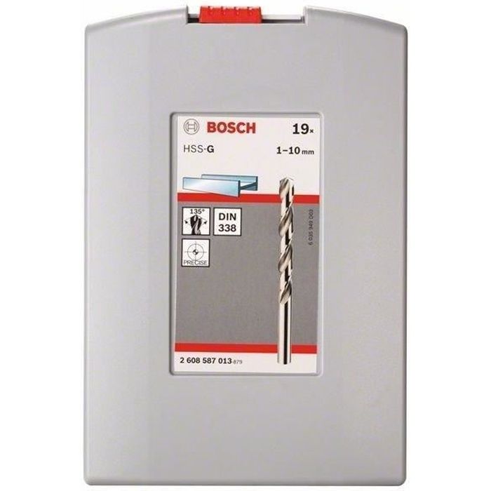 boîte en ... DIN 338 135° HSS Bosch Professional  Forets à métaux HSS-G 