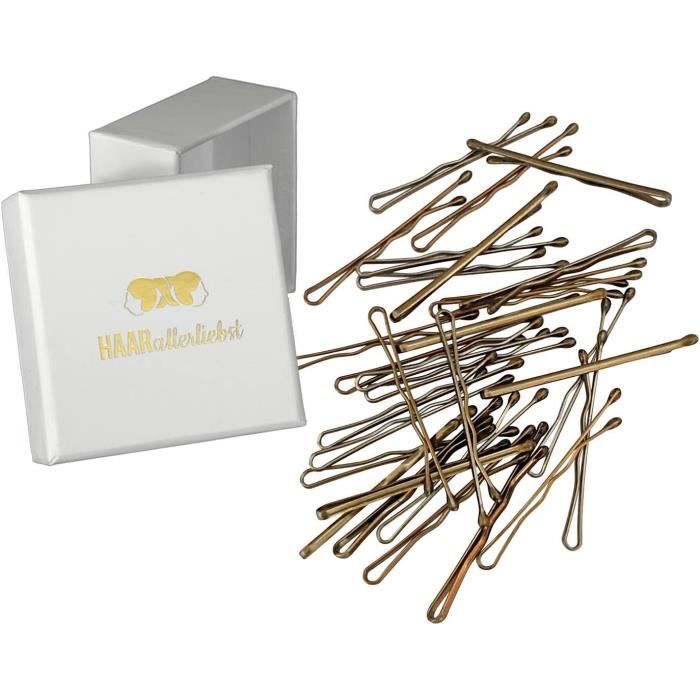 Lot De 12 Pinces à Cheveux Anciennes En Laiton - Taille 2 Pouces - Couleur Gunmetal - Style Rétro