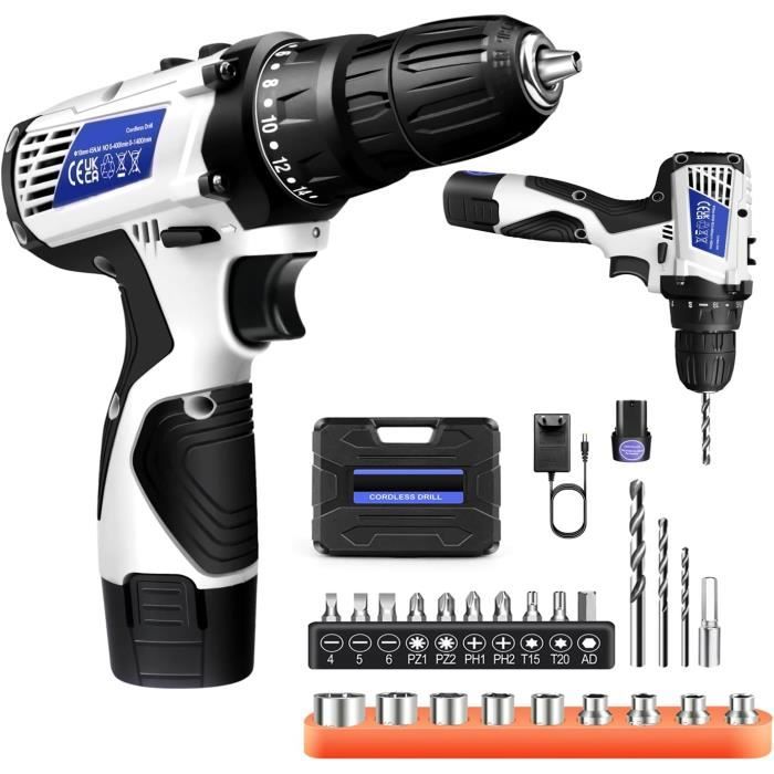 1 Jeu Mini Perceuse Électrique Visseuse Devisseuse Cuivre 5V2A Perceuse