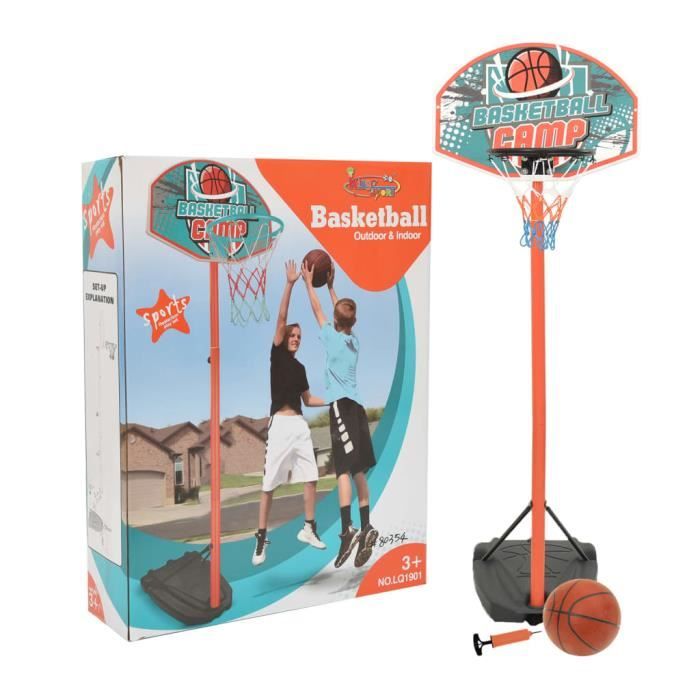 Ensemble de jeu de basket-ball Basket-ball jouant ensemble hauteur