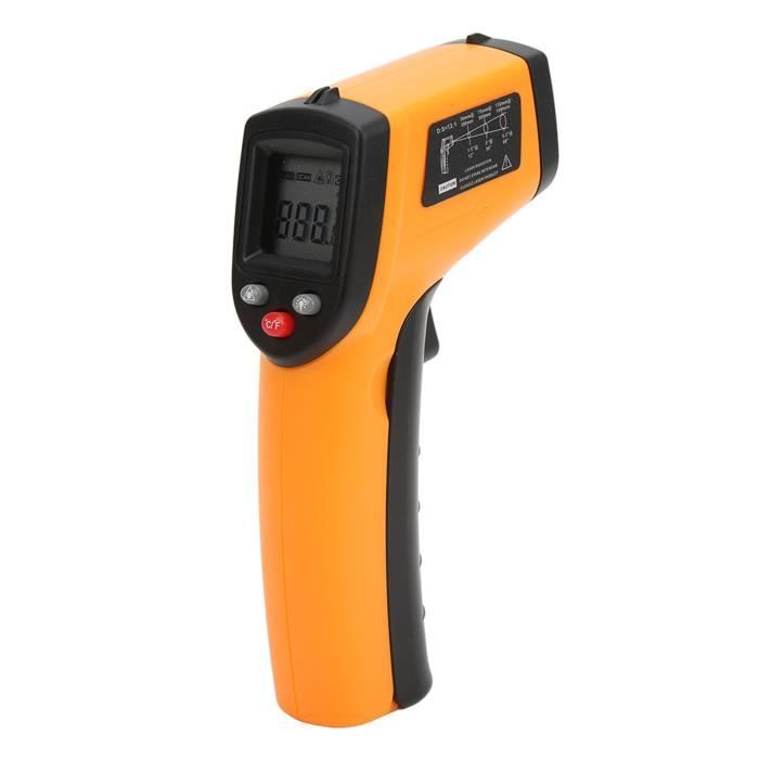 Thermomètre digital Thermomètre infrarouge Pistolet de mesure de  température portable numérique outillage infrarouge - SURENHAP