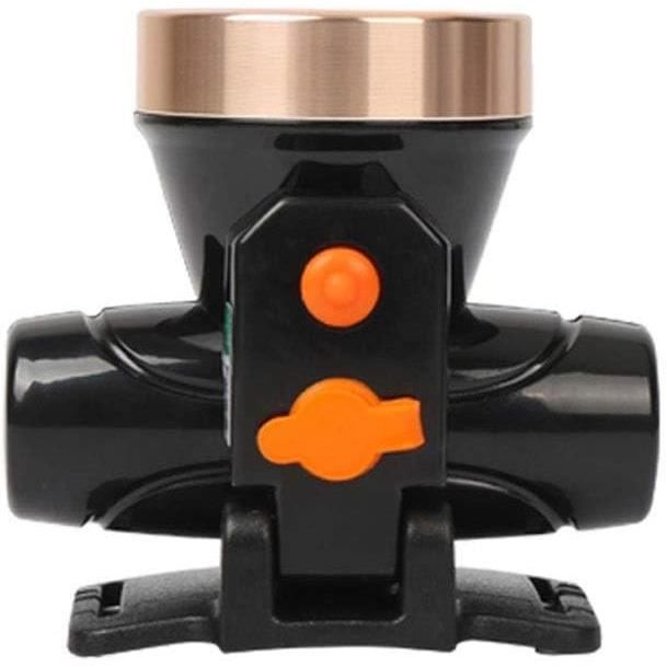 Tbest dispositif d'éclairage Lampe frontale à LED rechargeable USB Mini lampe de poche à tête