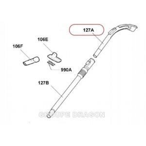 Poignée Flexible ELECTROLUX 2254XXL – Accessoire Aspirateur Traîneau - vue 2