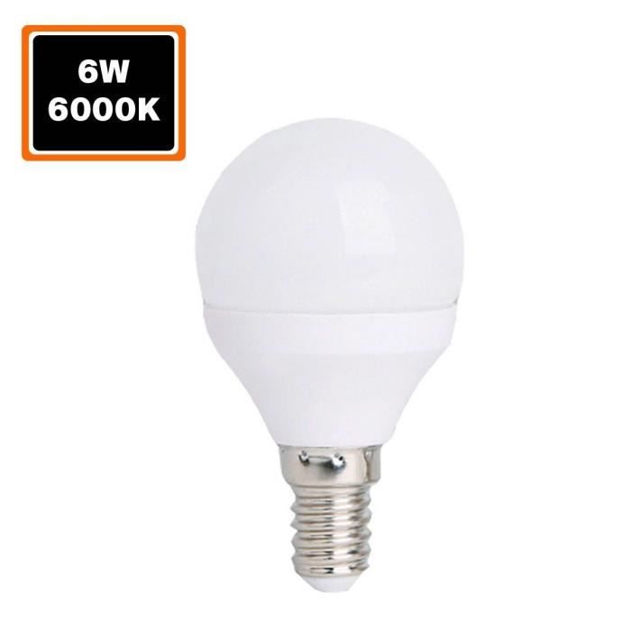 Ampoule LED E14 6W 6000K Blanc Froid Cdiscount Maison
