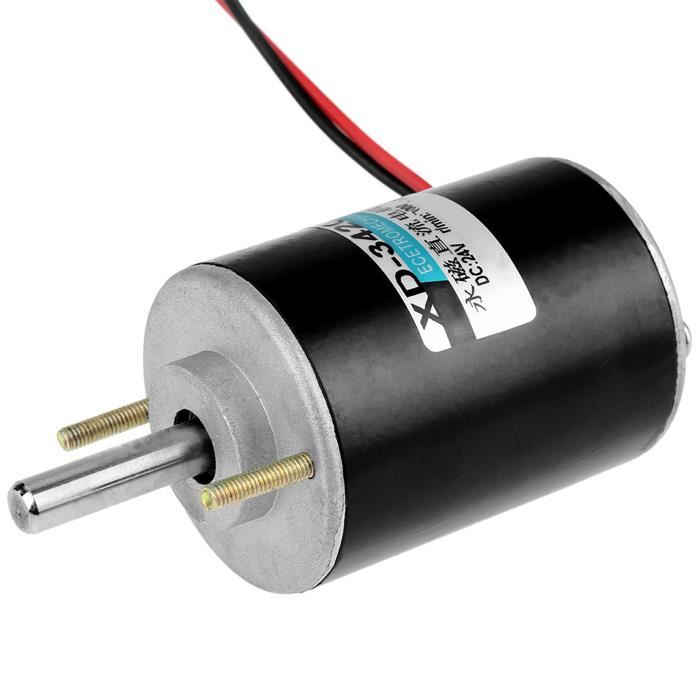 Moteur DC 30W Haute Vitesse 12V/24V - Parfait Pour Générators DIY Et Machines