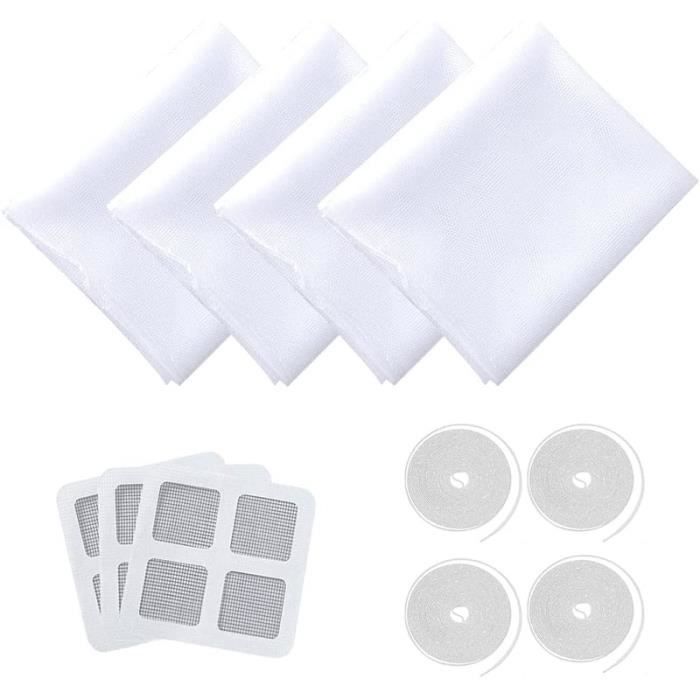 Lot De 5 Moustiquaires Pour Fenêtre Filet De Fenêtre 1,3 M X 1,5 M Avec