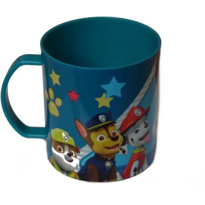 Tasse Pat Patrouille garcon, mug plastique Gim Cdiscount Maison
