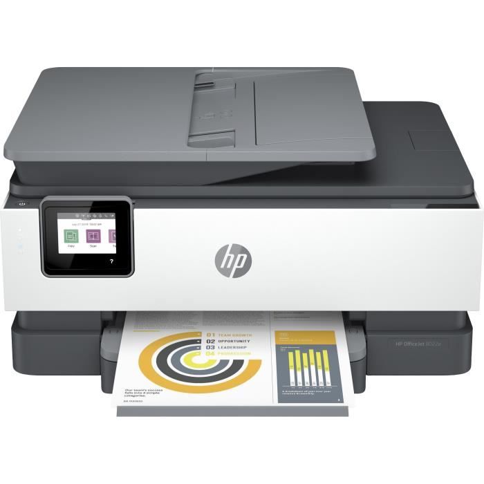 HP OfficeJet Pro 8022e – Imprimante tout-en-un – Jet d’encre couleur avec 6 mois d’Instant Ink inclus avec HP+