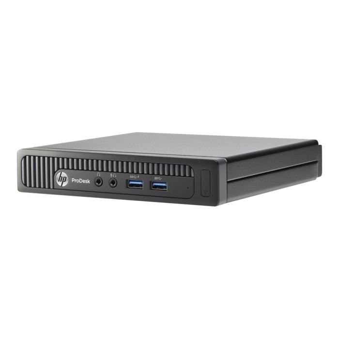 HP ProDesk 600 G1 Mini bureau 1 x Core i5 4590T - 2 GHz RAM 4 Go HDD 500 Go HD Graphics 4600 GigE LAN sans fil: 802.11a-b-g-n… - Hewlett packard