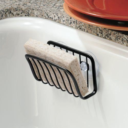 blanc et marron support aussi pour brosses /à dents /électriques accessoire de salle de bain en bambou et plastique InterDesign Formbu porte-brosse /à dent
