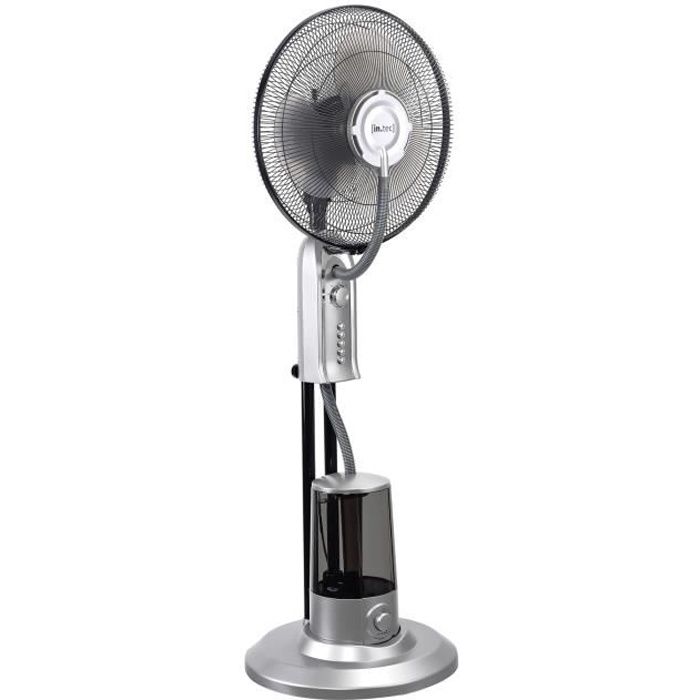 Ventilateur Humidificateur Ninove sur Pied 75 W Plastique Argenté - In Tec