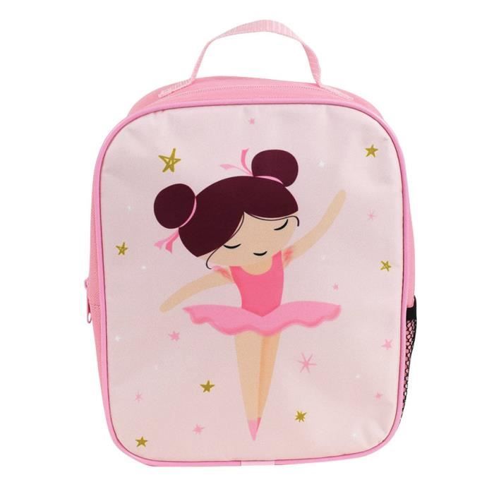 Sac à dos isotherme enfant - Jemini - Ballerine - Rose - 5 L - Bretelles réglables Sac à dos isotherme enfant - Jemini - Ballerine - Rose - 5 L - Bretelles réglables