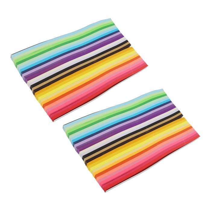 PATIKIL Papier Origami Étoiles Bleu Dégradé - 2160 Feuilles Bandes Pour DIY