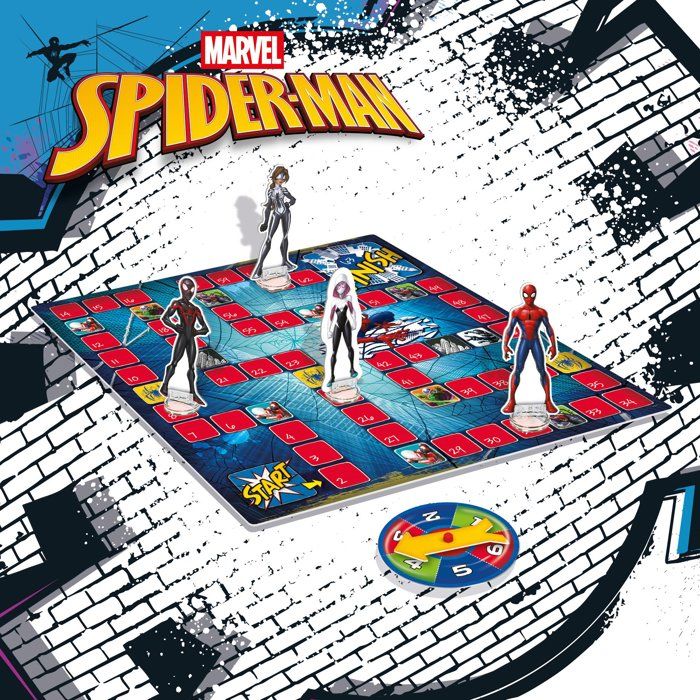 Spider Man Super Jeu Jeu de parcours LISCIANI Univers Marvel