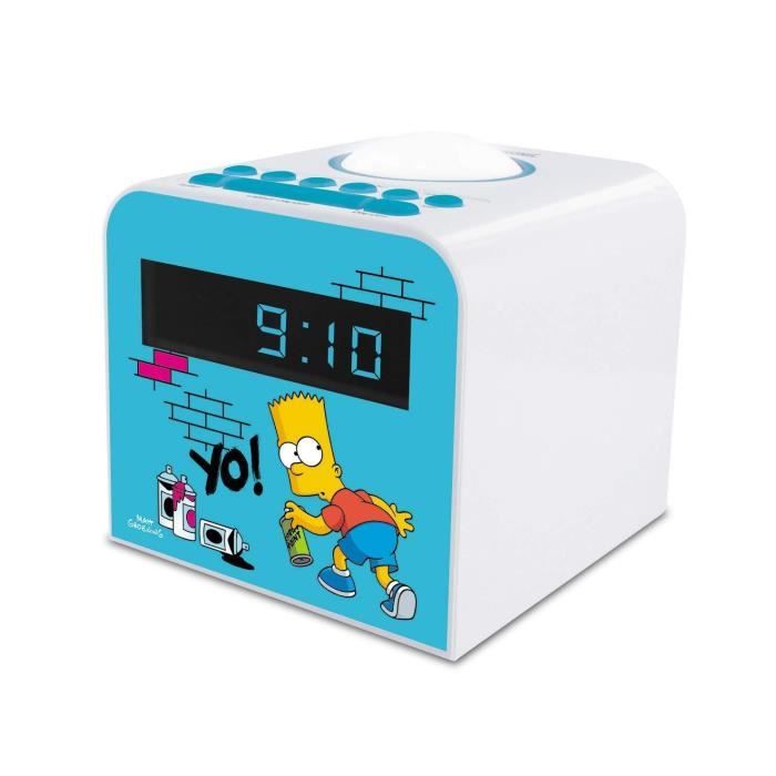 METRONIC 477443 Radio réveil réveilleuse Bart Simpsons Bleu Enfant Cdiscount TV Son Photo METRONIC 477443 Radio réveil réveilleuse Bart Simpsons Bleu Enfant Cdiscount TV Son Photo