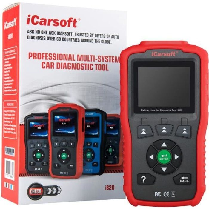 Obd2 iCarSoft i810 Diagnostic Scanner Complet en Allemand Pour Isuzu Moteur ++