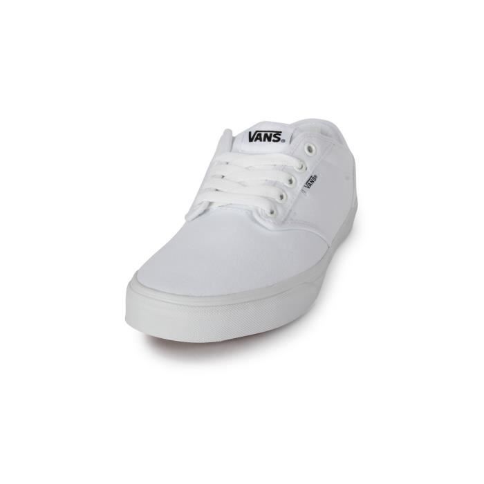 vans blanche toile