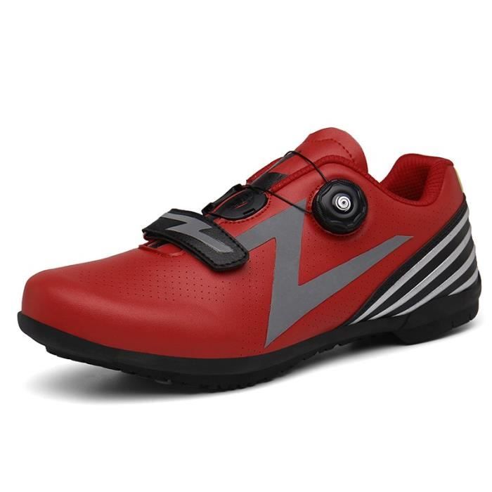 Chaussures De Vélo VTT/Route Respirantes - Hommes - Tailles 37 à 49 - Système 2 Trous (SPD)