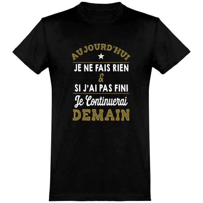 Tee shirt homme humour | Cadeau imprimé en France | 100% coton, 185gr ...