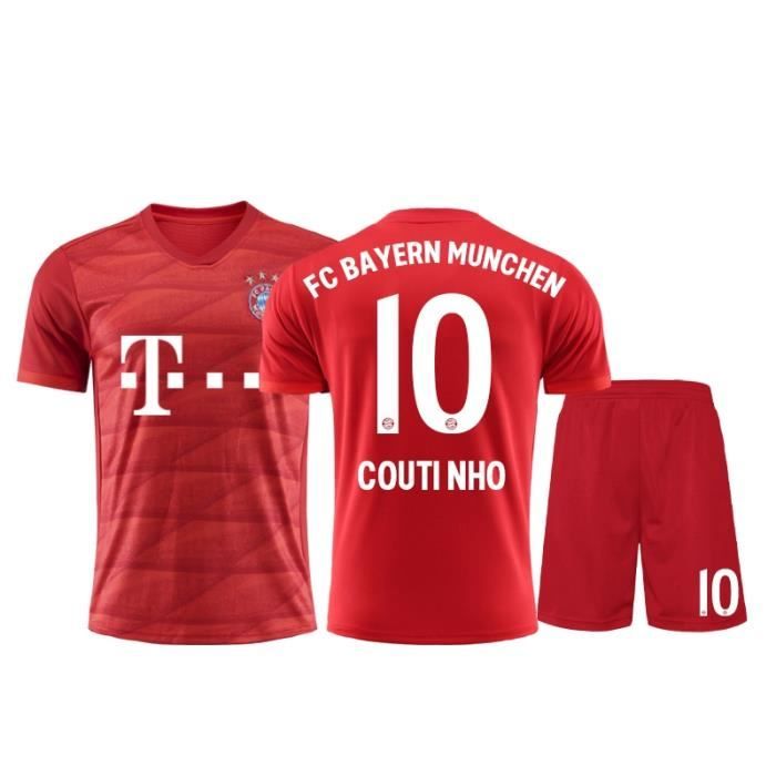 Bayern Munich Maillot De Foot Football Soccer Maillot Shorts Kit No 10 Coutinho 2019 2020 Pas Cher Pour Homme Enfant Prix Pas Cher Cdiscount