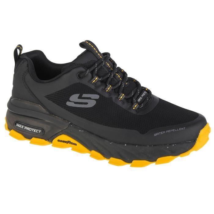 Skechers Sneakers - SKECHERS - Max Protect-Liberated 237301-BKYL - Homme - Noir - Dessus/Semelle Synthétique - Lacets