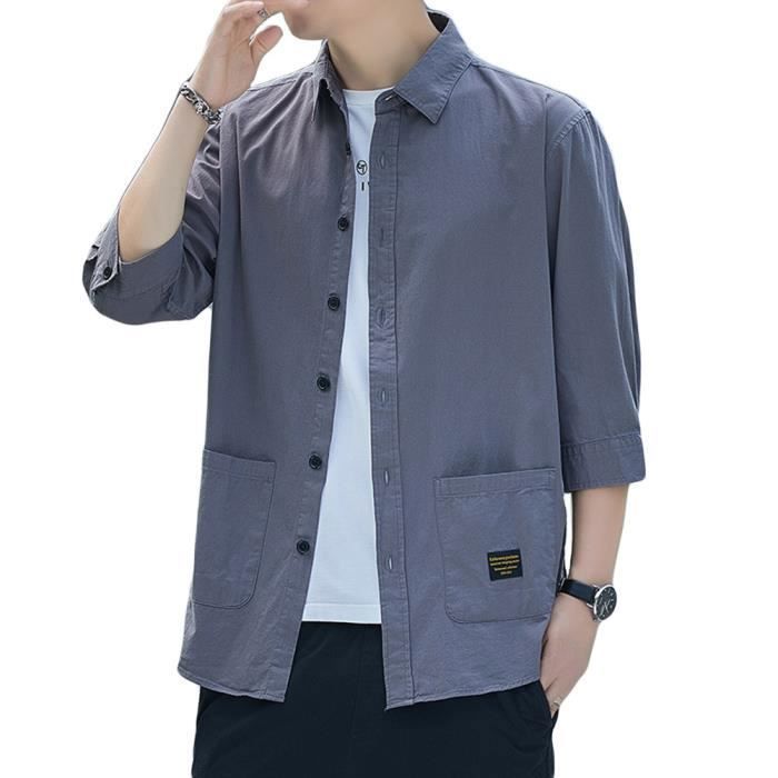 Chemise discount col carré