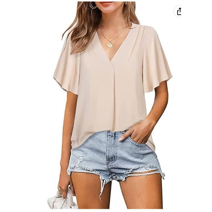 Blouse femme manche courte 2025