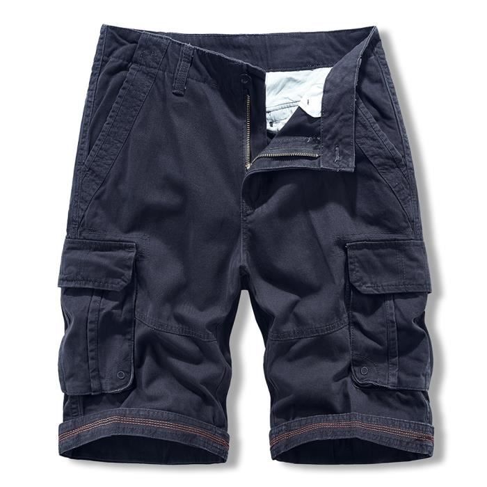 DEWALT Milan Short de travail cargo pour homme Coupe droite, Noir , 42W