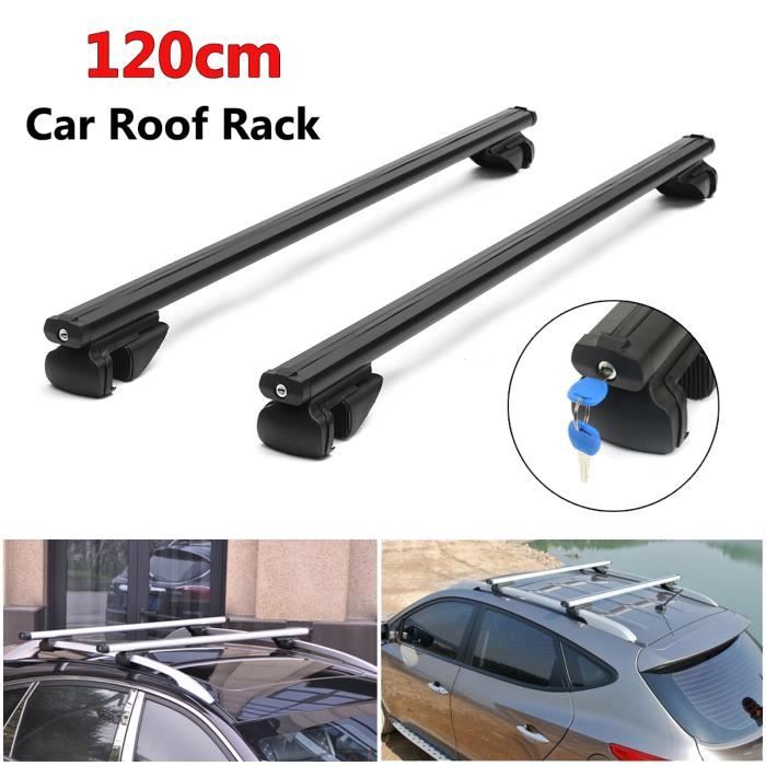 Neufu 120cm Barre Support De Toit Porte Bagages Voiture Avec
