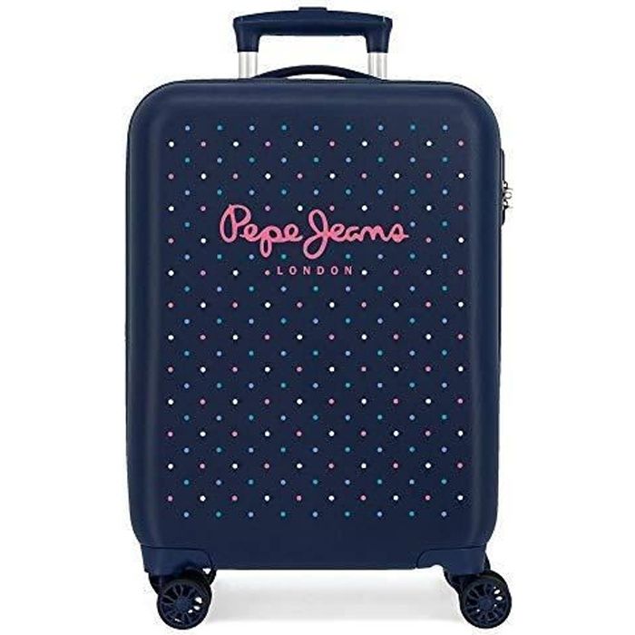 Pepe Jeans Molly Valise Trolley Cabine Multicolore 38x55x20 cms Rigide ABS Serrure à combinaison