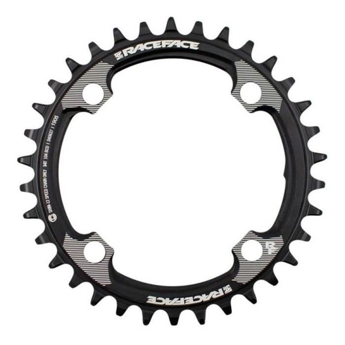 Plateau Race Face Shimano 12v 104x34T - Noir