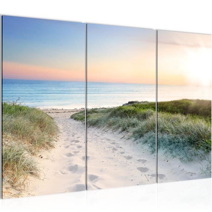 Get Wallpaper Tableau Decoration Murale Plage De La Mer 120 X 80 Cm Xxl For iPhone
