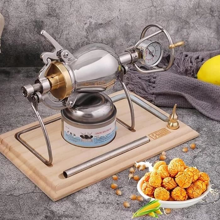 Cuillère à Popcorn En Inox - Grande Pelle à Popcorn Professionnelle - Pour Machine à Popcorn Et Stands - Trouée Pour Tamiser Les Grains